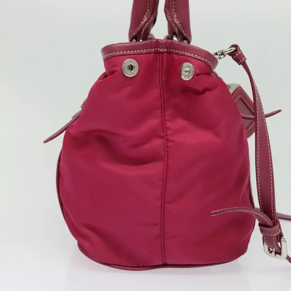 Prada Nylon Tote Bag Pink